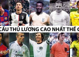 Danh sách 10 cầu thủ lương cao nhất thế giới hiện nay 10 cầu thủ lương cao nhất thế giới